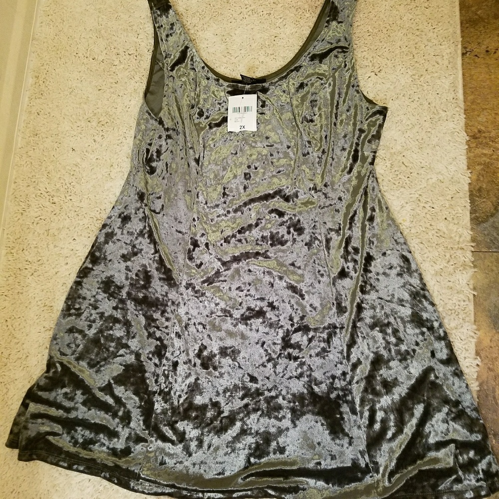 2x plus green velvet dress forever 21